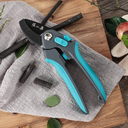 Pruning Shears Cutter with Safety Lock and Razor Sharp Blade for Flowers Plants